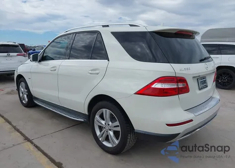 2012 Mercedes-Benz Ml 350 4Matic из США, поврежденный, VIN 4JGDA5HBXCA038461